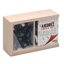 ACCESORIO AJEDREZ EN CAJA DE MADERA