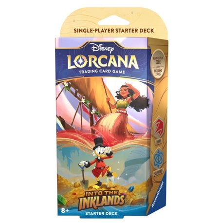 LORCANA TCG - INTO DE INKLANDS MOANA Y TIO GILITO MAZO DE INICIO