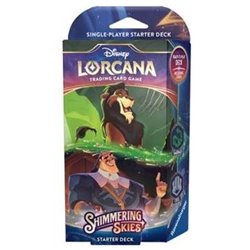 Disney Lorcana: Shimmering Skies Mazo de Inicio Scar y Kronk