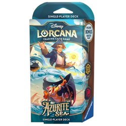 Disney Lorcana Trading Card Game: Azurite Sea Amber and Ruby Single-Player Deck