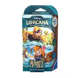 Disney Lorcana: Azurite Sea Emerald and Sapphire Single - Player Deck