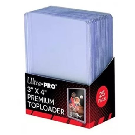 Toploader Super Clear Premium (25 unidades) Ultra Pro.