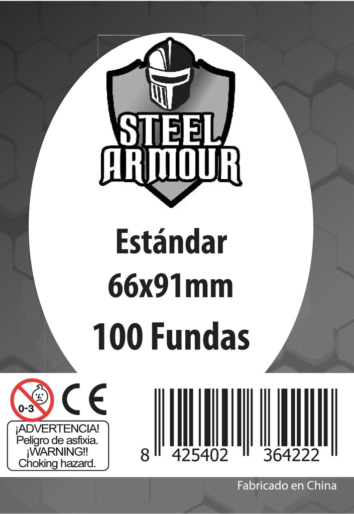 100 FUNDAS TAMAÑO ESTÁNDAR (66X91MM)