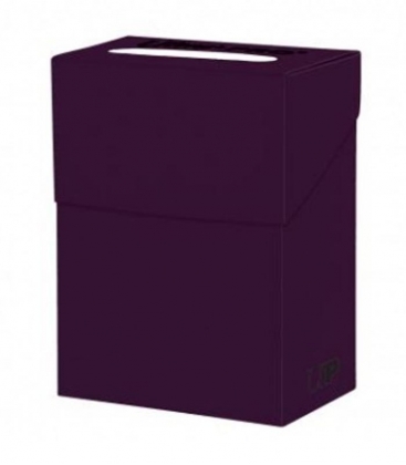 Solid Deck Box Ultra Pro. Para 85 Cartas. Color Plum