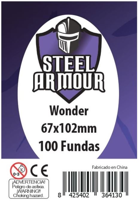 100 FUNDAS TAMAÑO WONDER (67X102MM)
