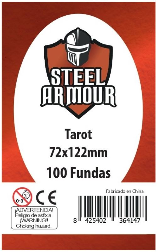 100 FUNDAS TAMAÑO TAROT (72X122MM)