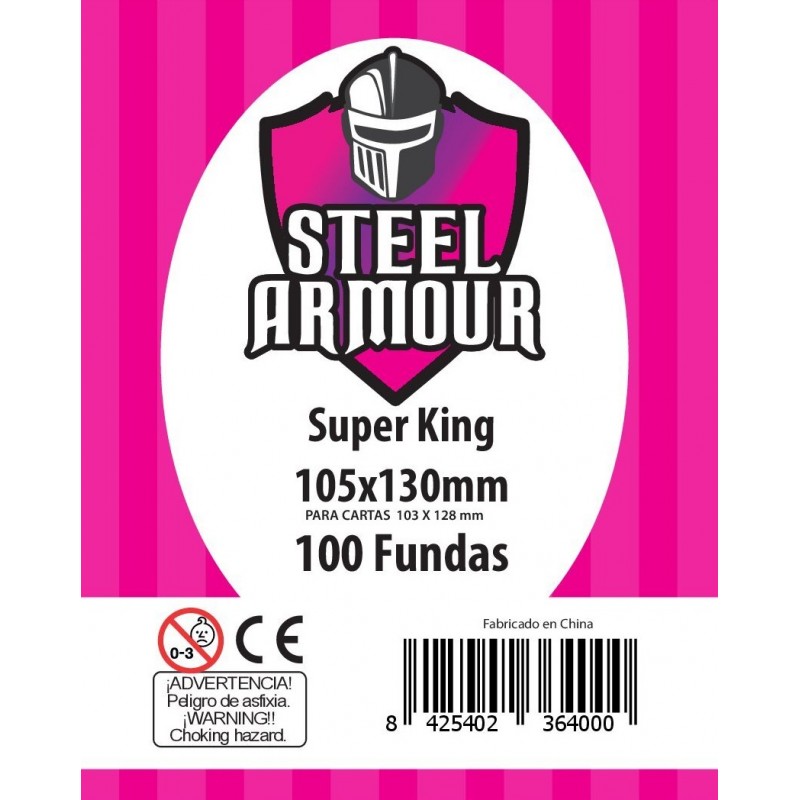 100 FUNDAS TAMAÑO SUPER KING (105X130MM)