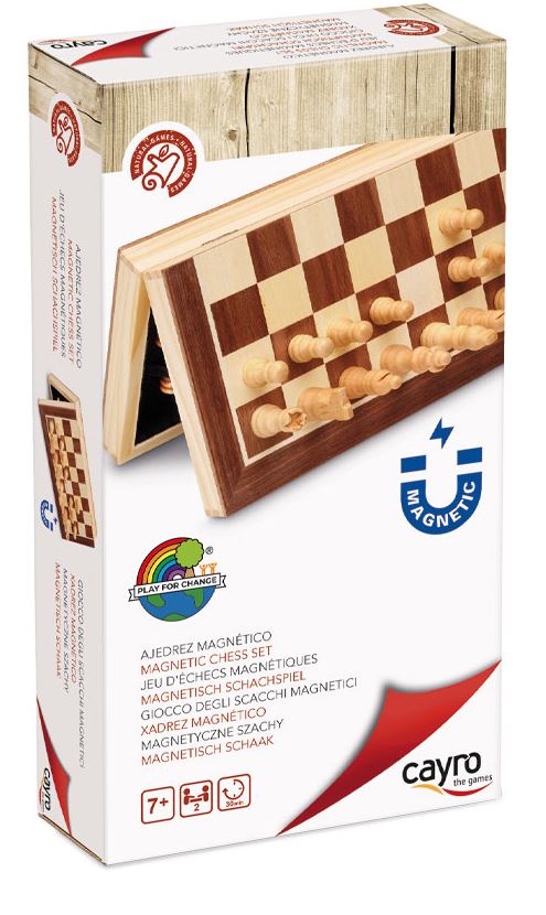 AJEDREZ MAGNÉTICO MARQUETERÍA