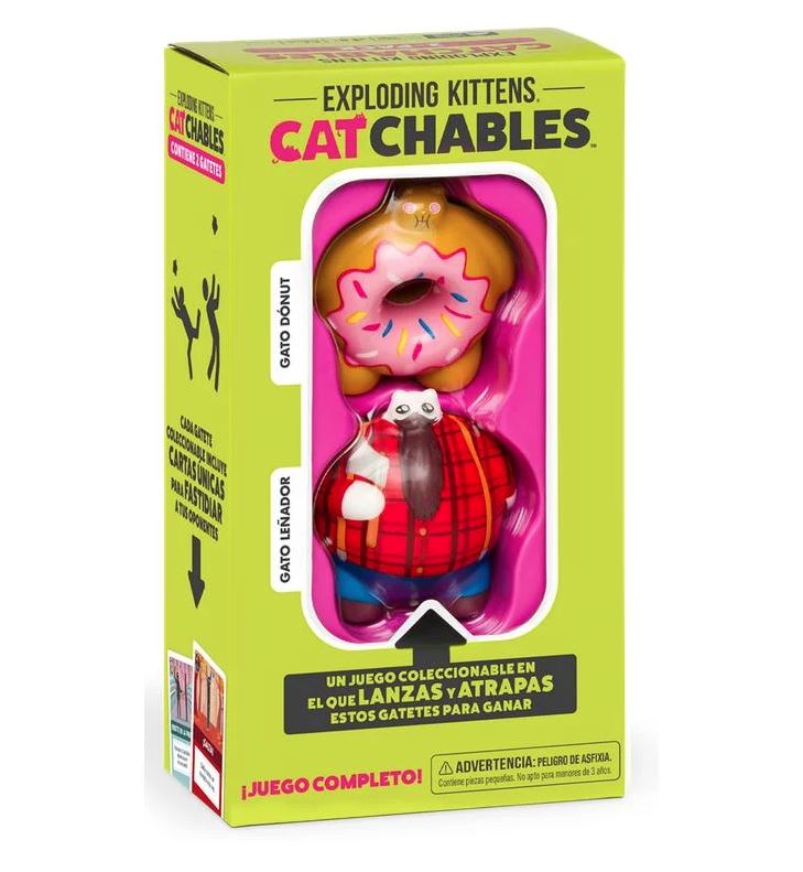 Exploding Kittens: Catchables Pack 1 (Gato Donut + Gato Leñador)