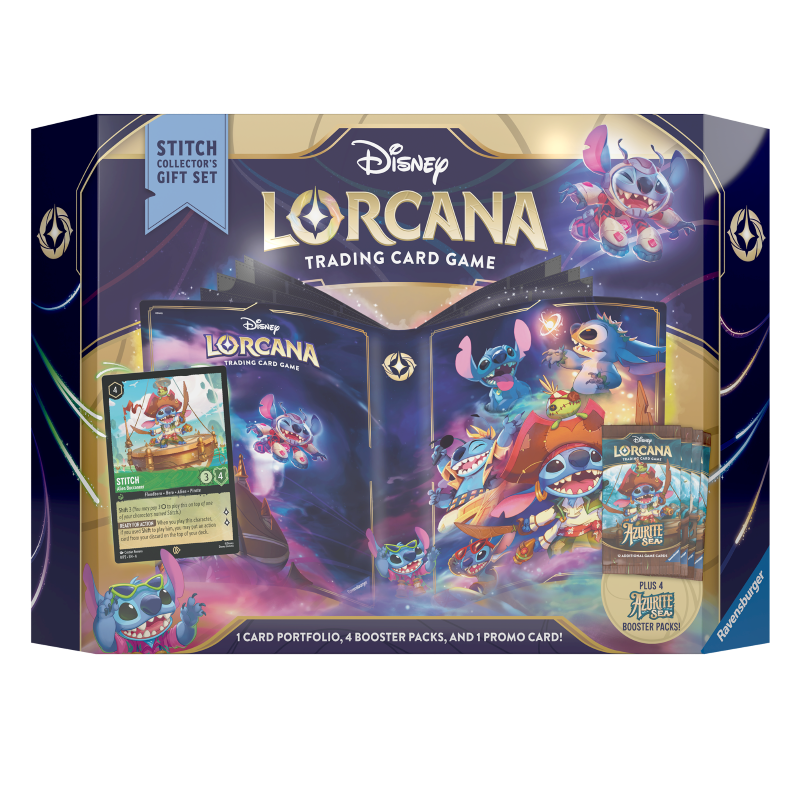 Gift Set Stitch Collector's Azurite Sea Inglés - Disney Lorcana TCG