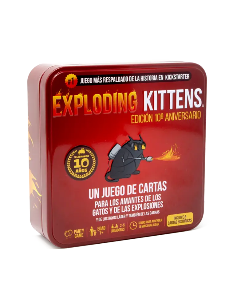 Exploding Kittens Edición 10º Aniversario