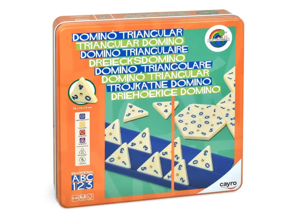 Dominó Triangular Metal Box