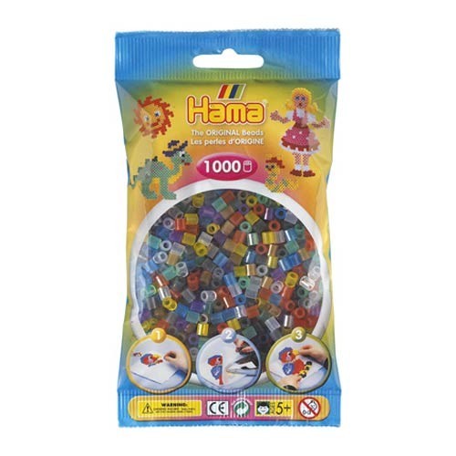 [028178207533] Hama midi Mix 53 Transparente 1000 piezas