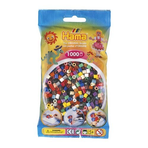 [028178207670] Hama midi mix 67 (22 colores) 1000 piezas