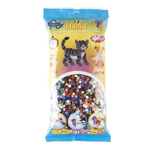 [028178205676] Hama midi mix 67 (22 colores) 6000 piezas