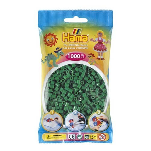 [028178207106] Hama midi verde 1000 piezas