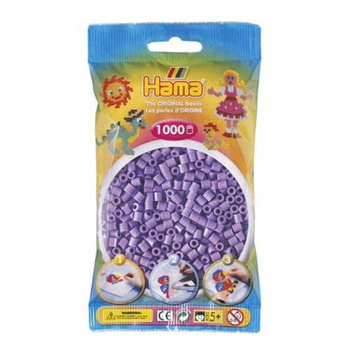 [028178207458] Hama midi violeta pastel 1000 piezas