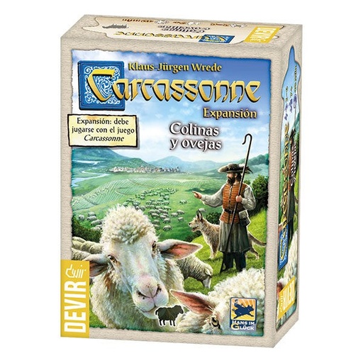 [8436017226935] Carcassonne: Colinas y Ovejas (Nueva Edición)