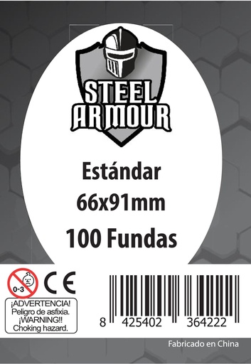 [8425402364222] 100 FUNDAS TAMAÑO ESTÁNDAR (66X91MM)