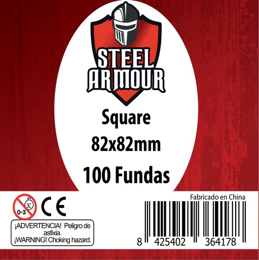 [8425402364178] 100 FUNDAS CUADRADAS - SQUARE
