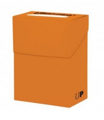 [074427853006] Solid Deck Box Ultra Pro. Para 85 Cartas. Color Pumpkin Orange