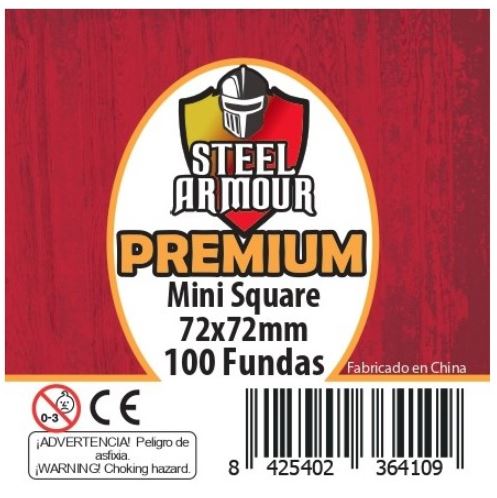 [8425402364109] 100 FUNDAS CUADRADAS SQUARE MINI PREMIUM (72X72MM)