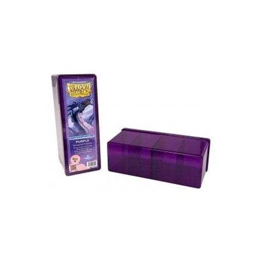 [5706569203092] Dragon Shield Cuatro Compartimentos - Para 320 Cartas. Color Púrpura