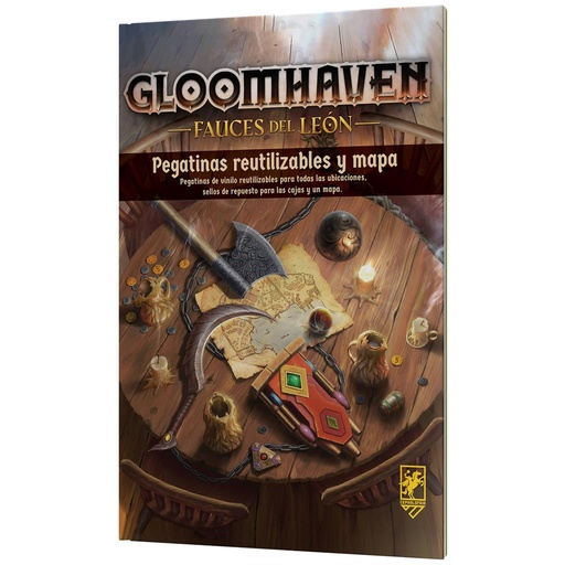 [3558380093985] FAUCES DEL LEÓN PEGATINAS REUTILIZABLES