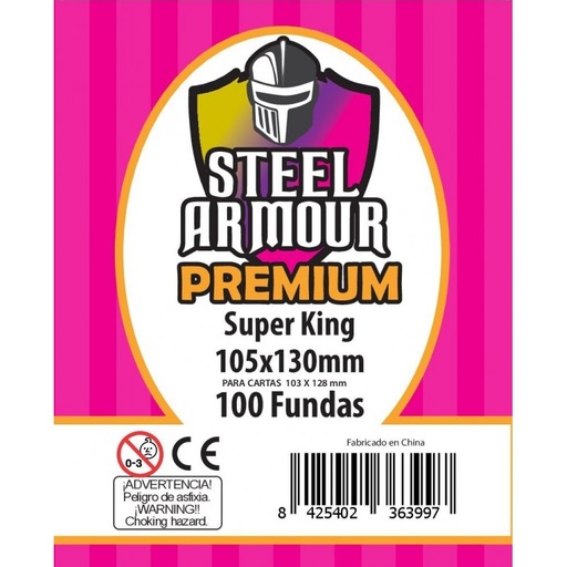 [8425402363997] 100 FUNDAS TAMAÑO SUPER KING PREMIUM (105X130MM)