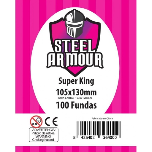 [8425402364000] 100 FUNDAS TAMAÑO SUPER KING (105X130MM)