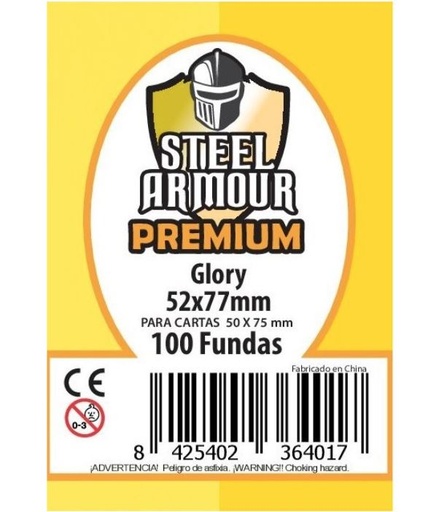 [8425402364017] 100 FUNDAS TAMAÑO GLORY PREMIUM (52X77MM)