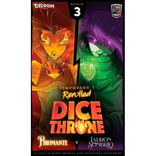 [8435163900249] DICE THRONE TEMPORADA 1 REROLLED: PIROMANTE VS LADRON SOMBRIO (CASTELLANO)