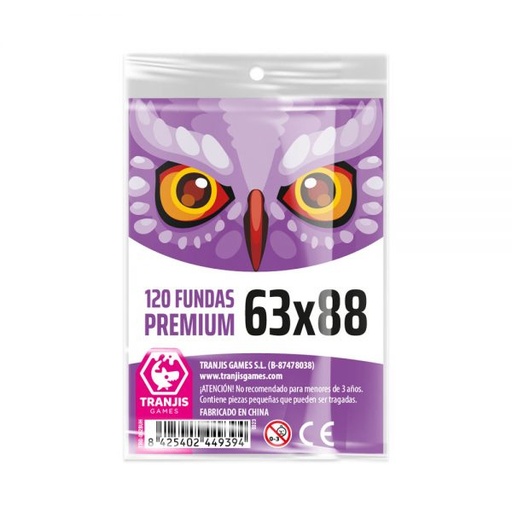 [8425402449394] 120 Fundas Búho 63x88 PREMIUM