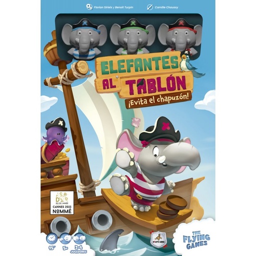 [8436578816606] ELEFANTES AL TABLÓN