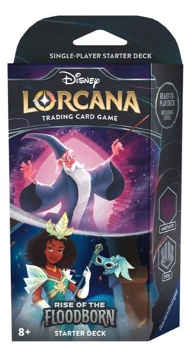 [4050368982391] LORCANA TCG - MAZO RISE OF THE FLOODBORN MERLIN Y TIANA MAZO DE INICIO  (INGLÉS)