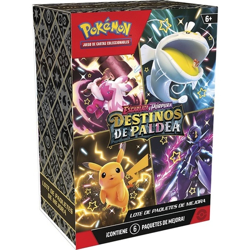 [820650504709] POKEMON ESCARLATA Y PURPURA 4.5 DESTINOS DE PALDEA BOOSTER BUNDLE 6PK BOX FEBRERO 202