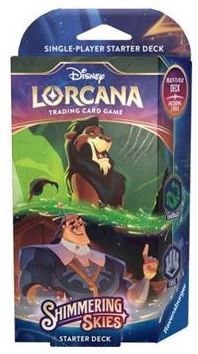 [4050368983817] Disney Lorcana: Shimmering Skies Mazo de Inicio Scar y Kronk