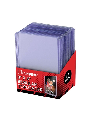 [074427812225] Fundas Standard Toploader Regular (25 unidades) Ultra Pro.