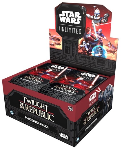 [841333122232] SWU: Twilight of the Republic Caja de 24 sobres Inglés+ 5 sobres promo
