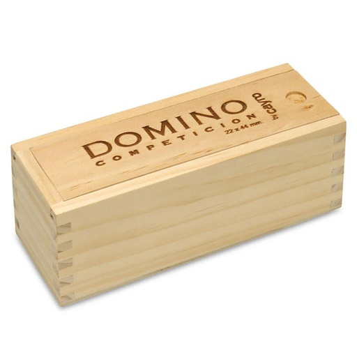 [8422878702503] DOMINÓ DE COMPETICIÓN EN CAJA DE MADERA