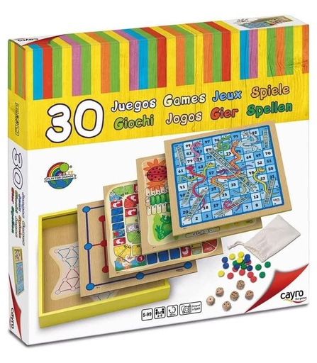 [8422878088300] 30 JUEGOS DE MADERA CAYRO